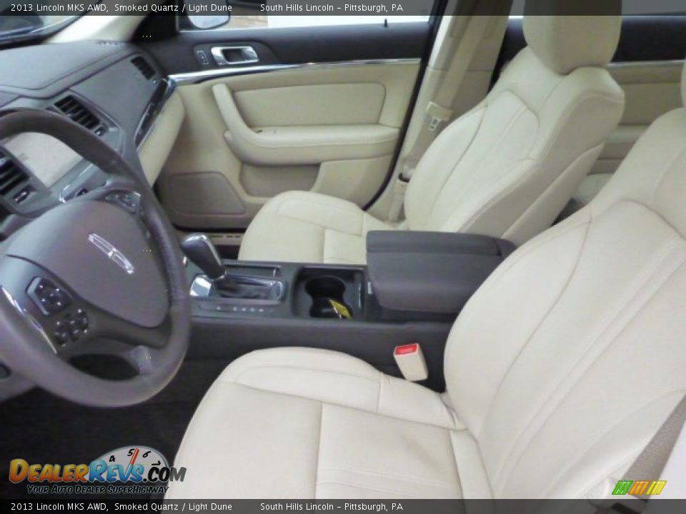 2013 Lincoln MKS AWD Smoked Quartz / Light Dune Photo #13