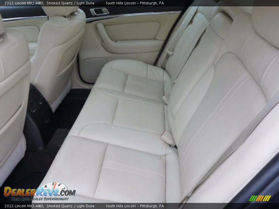 2013 Lincoln MKS AWD Smoked Quartz / Light Dune Photo #14