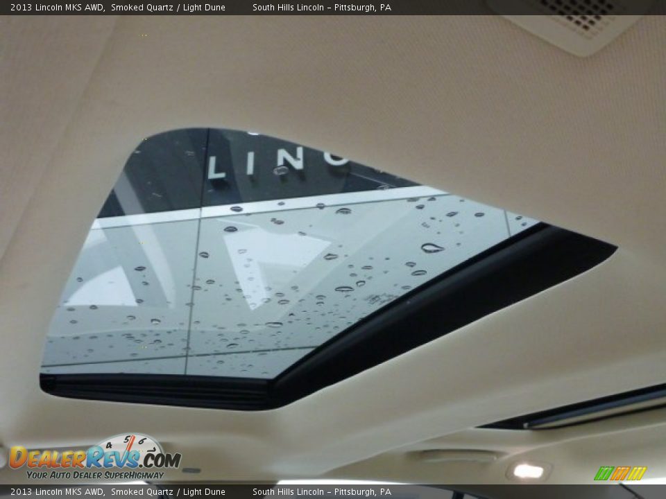 2013 Lincoln MKS AWD Smoked Quartz / Light Dune Photo #19