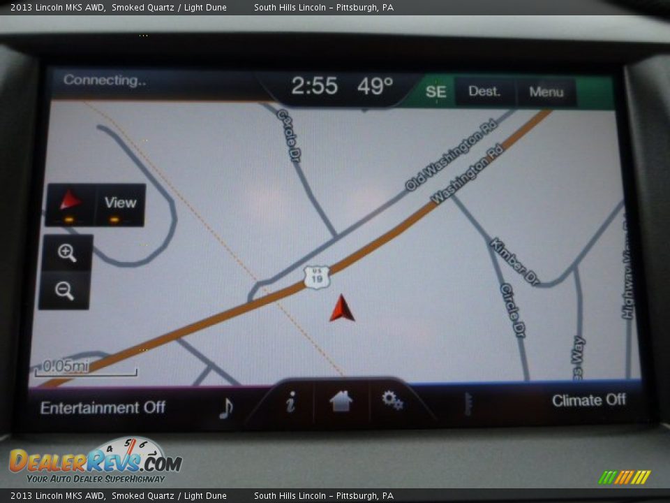 2013 Lincoln MKS AWD Smoked Quartz / Light Dune Photo #20