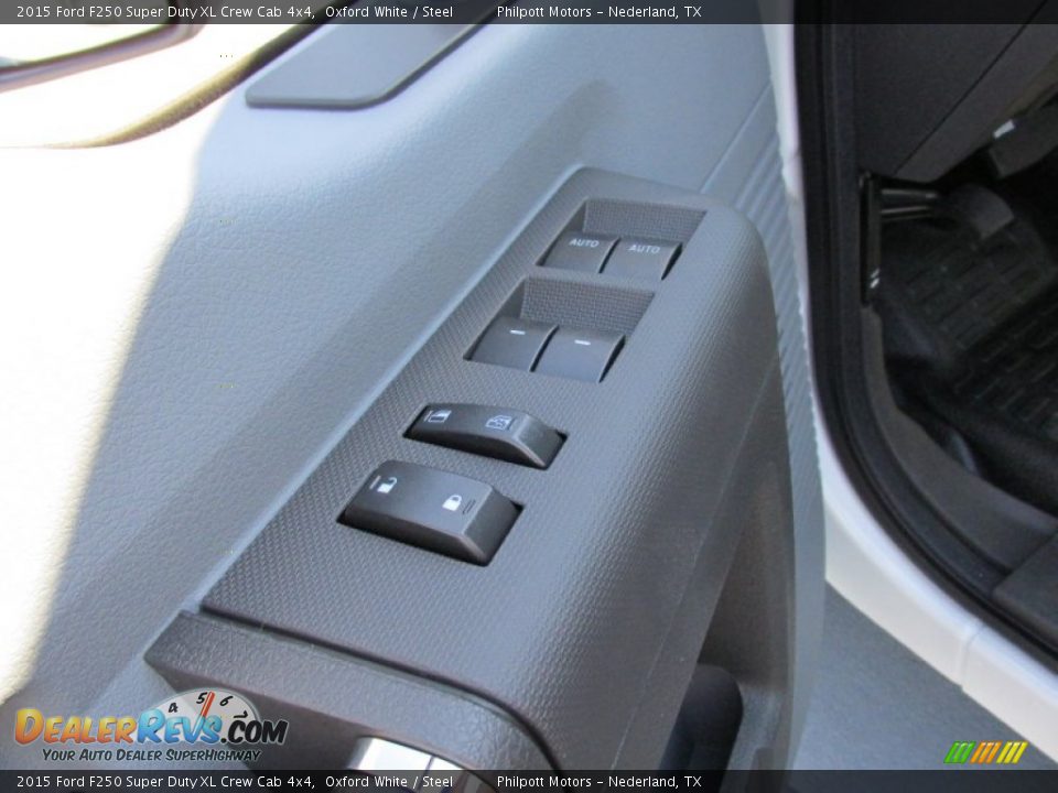 2015 Ford F250 Super Duty XL Crew Cab 4x4 Oxford White / Steel Photo #22