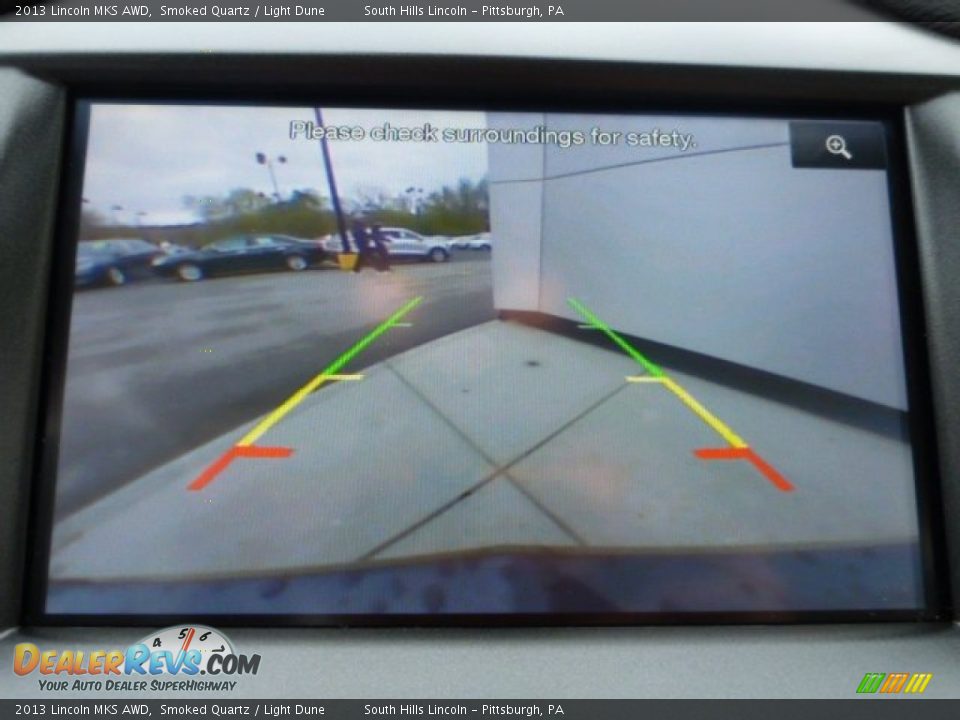 2013 Lincoln MKS AWD Smoked Quartz / Light Dune Photo #21