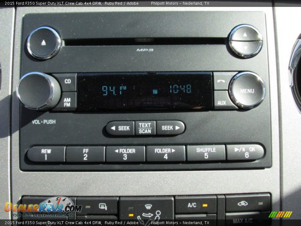 Audio System of 2015 Ford F350 Super Duty XLT Crew Cab 4x4 DRW Photo #29