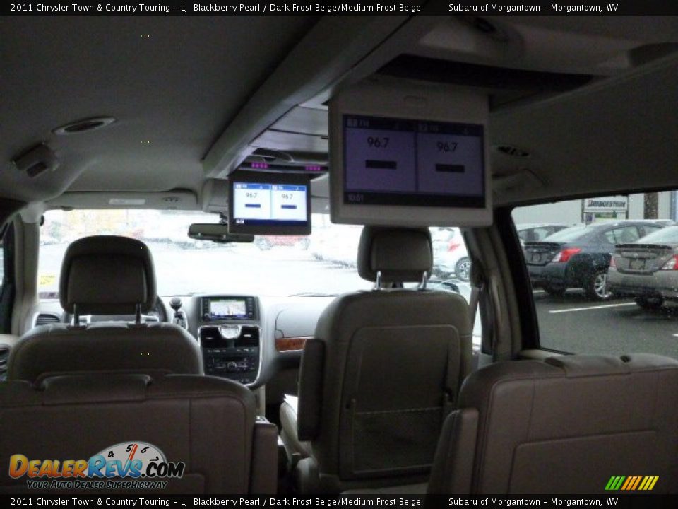 2011 Chrysler Town & Country Touring - L Blackberry Pearl / Dark Frost Beige/Medium Frost Beige Photo #7