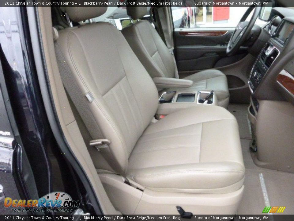 2011 Chrysler Town & Country Touring - L Blackberry Pearl / Dark Frost Beige/Medium Frost Beige Photo #12