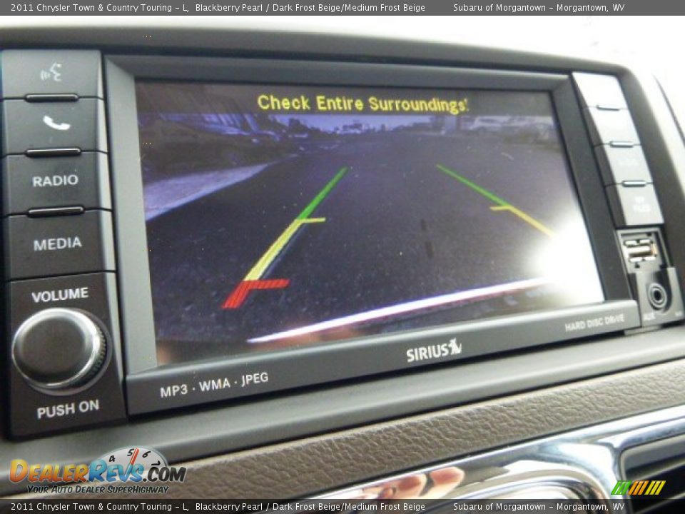 2011 Chrysler Town & Country Touring - L Blackberry Pearl / Dark Frost Beige/Medium Frost Beige Photo #23