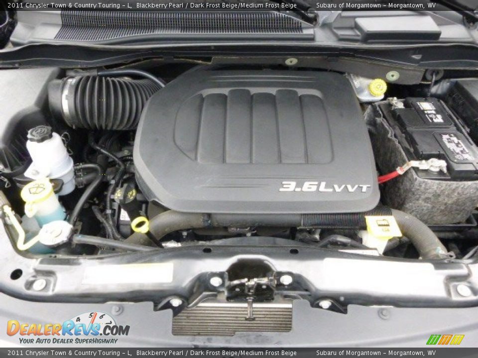 2011 Chrysler Town & Country Touring - L Blackberry Pearl / Dark Frost Beige/Medium Frost Beige Photo #24