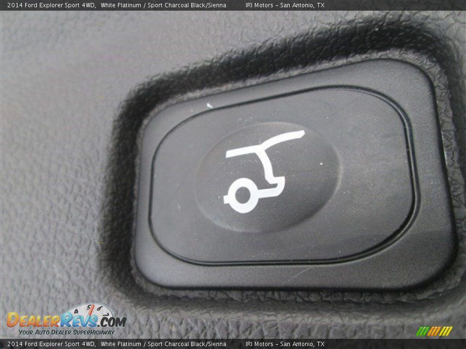 2014 Ford Explorer Sport 4WD White Platinum / Sport Charcoal Black/Sienna Photo #15
