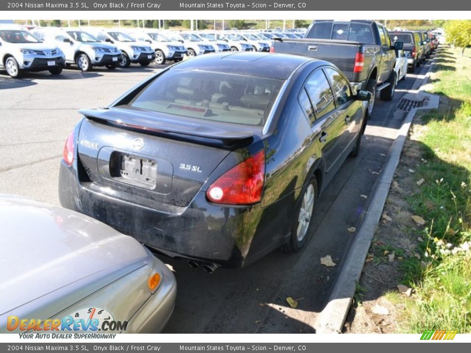 2004 Nissan Maxima 3.5 SL Onyx Black / Frost Gray Photo #2