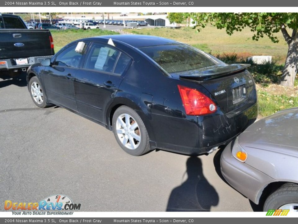 2004 Nissan Maxima 3.5 SL Onyx Black / Frost Gray Photo #3