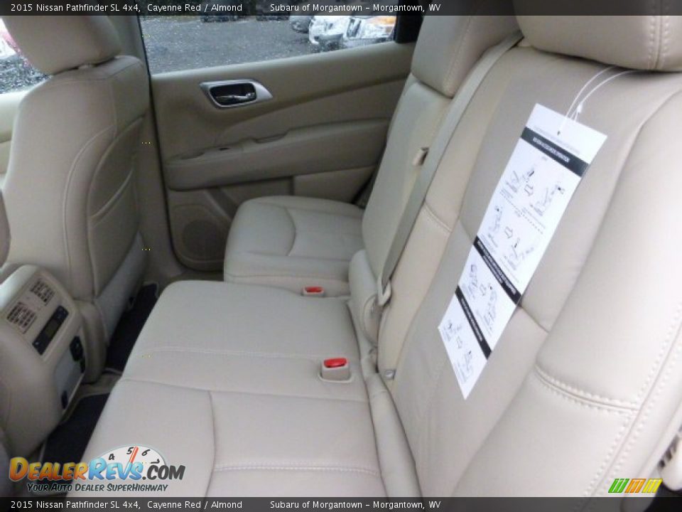 Rear Seat of 2015 Nissan Pathfinder SL 4x4 Photo #11