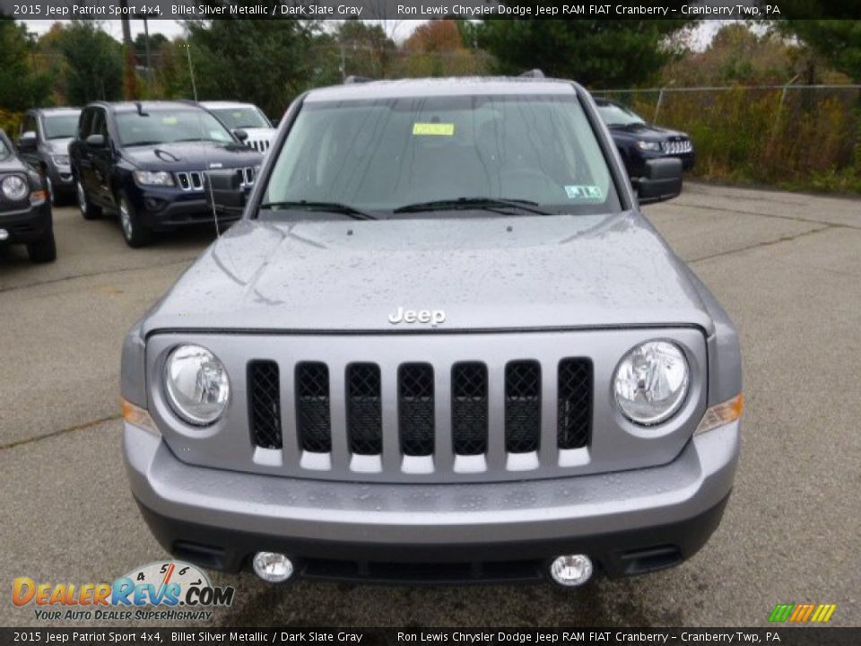 2015 Jeep Patriot Sport 4x4 Billet Silver Metallic / Dark Slate Gray Photo #3