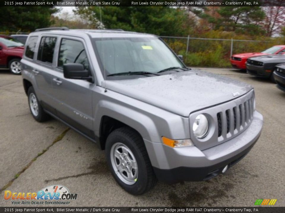 2015 Jeep Patriot Sport 4x4 Billet Silver Metallic / Dark Slate Gray Photo #4