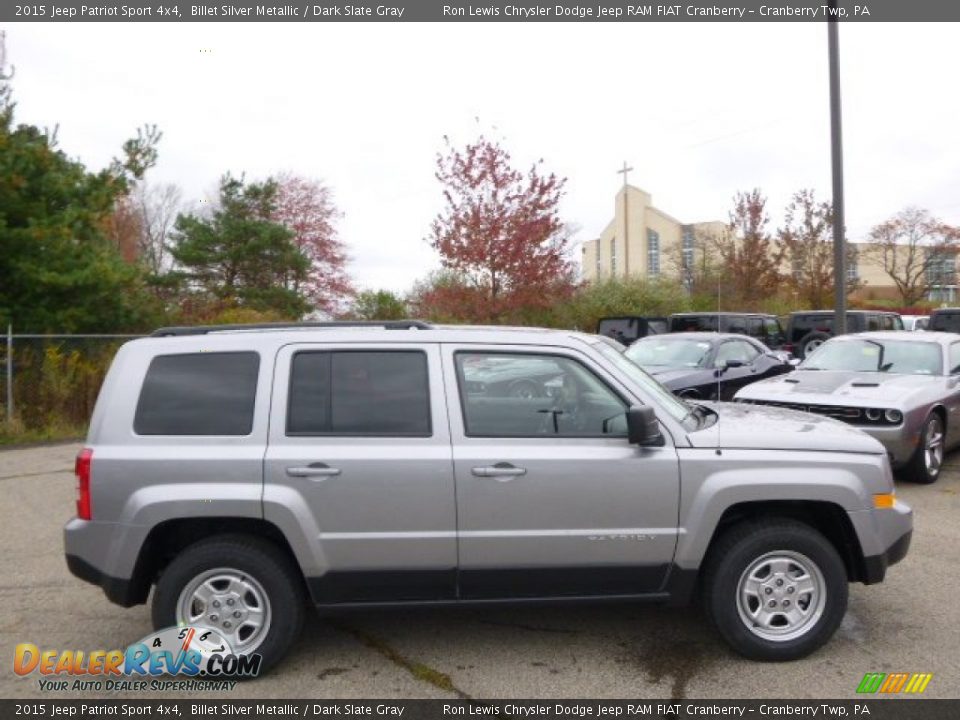 2015 Jeep Patriot Sport 4x4 Billet Silver Metallic / Dark Slate Gray Photo #5