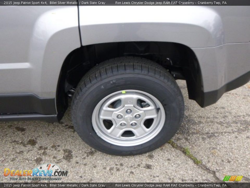 2015 Jeep Patriot Sport 4x4 Billet Silver Metallic / Dark Slate Gray Photo #9