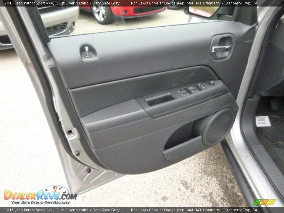 2015 Jeep Patriot Sport 4x4 Billet Silver Metallic / Dark Slate Gray Photo #11