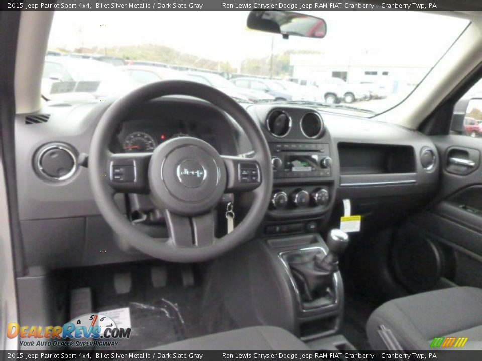 2015 Jeep Patriot Sport 4x4 Billet Silver Metallic / Dark Slate Gray Photo #14