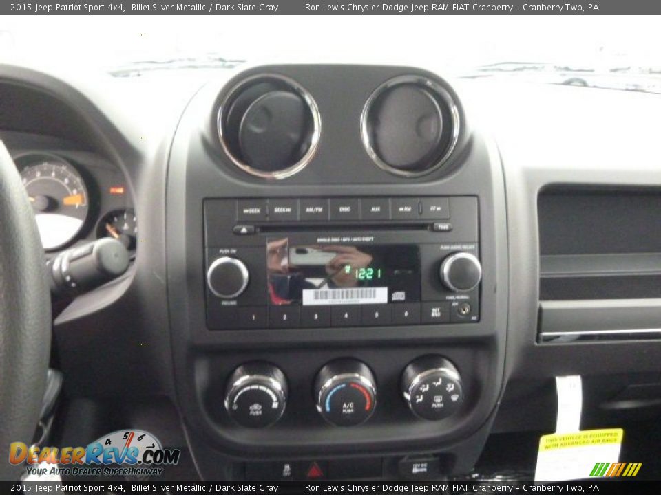 2015 Jeep Patriot Sport 4x4 Billet Silver Metallic / Dark Slate Gray Photo #16