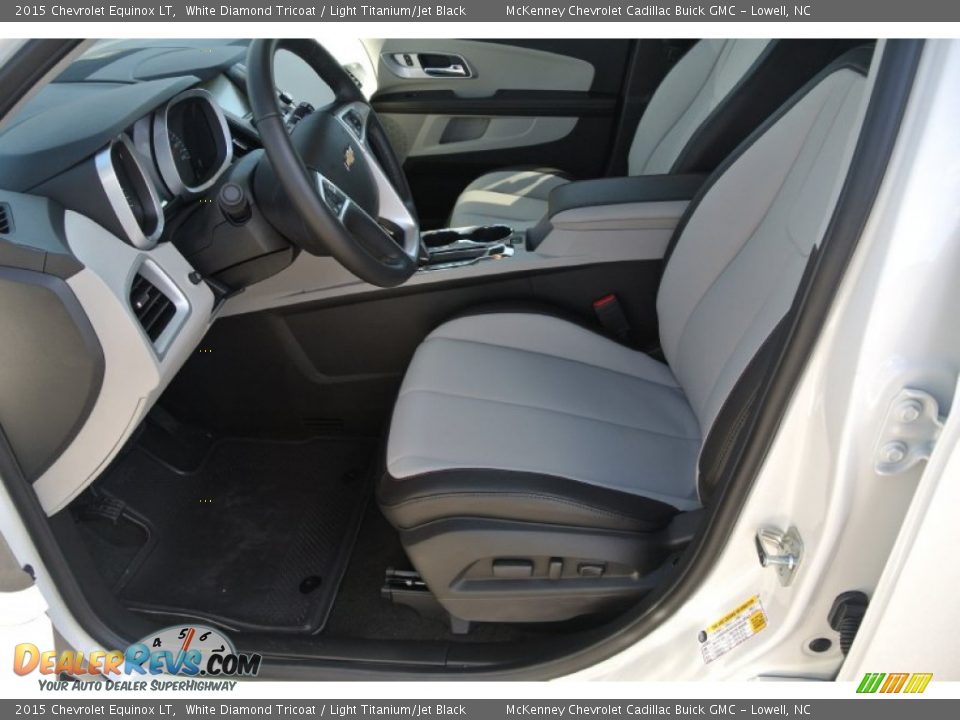 2015 Chevrolet Equinox LT White Diamond Tricoat / Light Titanium/Jet Black Photo #8