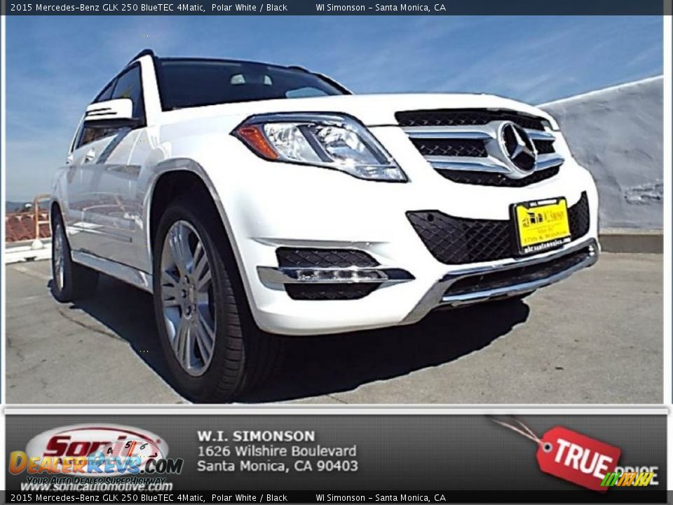 2015 Mercedes-Benz GLK 250 BlueTEC 4Matic Polar White / Black Photo #1