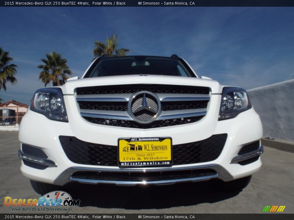 2015 Mercedes-Benz GLK 250 BlueTEC 4Matic Polar White / Black Photo #2