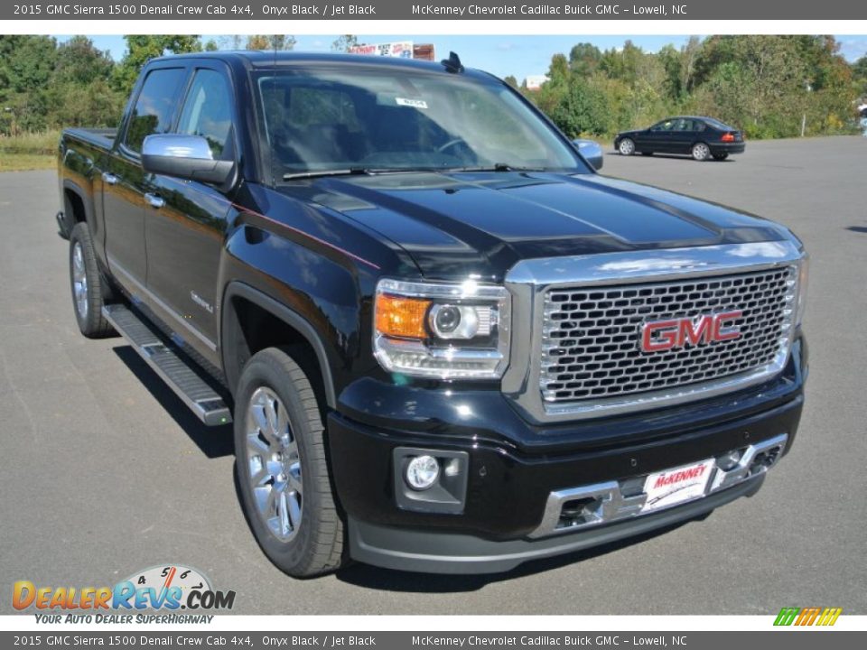 2015 GMC Sierra 1500 Denali Crew Cab 4x4 Onyx Black / Jet Black Photo #1