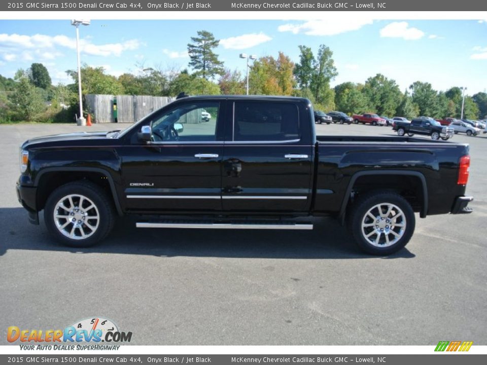 2015 GMC Sierra 1500 Denali Crew Cab 4x4 Onyx Black / Jet Black Photo #3
