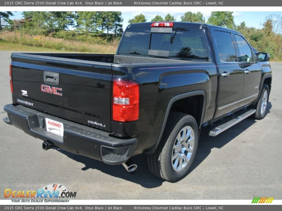 2015 GMC Sierra 1500 Denali Crew Cab 4x4 Onyx Black / Jet Black Photo #5