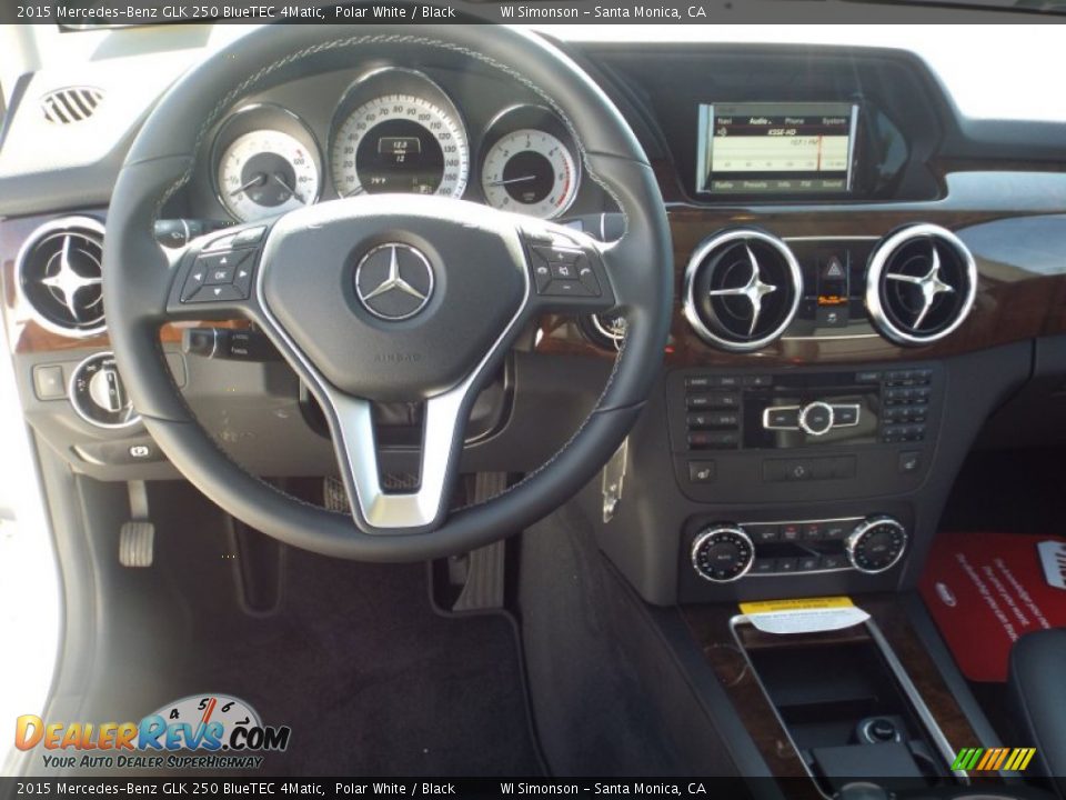 2015 Mercedes-Benz GLK 250 BlueTEC 4Matic Polar White / Black Photo #9