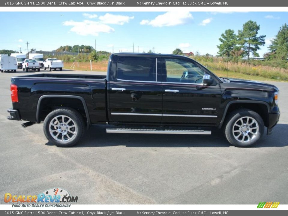 2015 GMC Sierra 1500 Denali Crew Cab 4x4 Onyx Black / Jet Black Photo #6