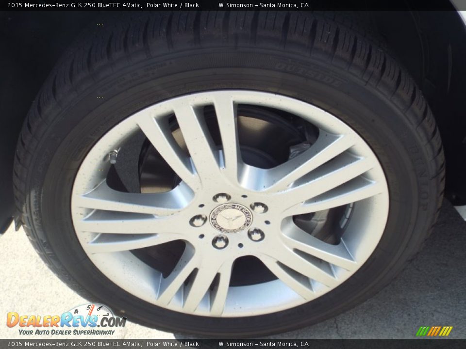 2015 Mercedes-Benz GLK 250 BlueTEC 4Matic Polar White / Black Photo #10