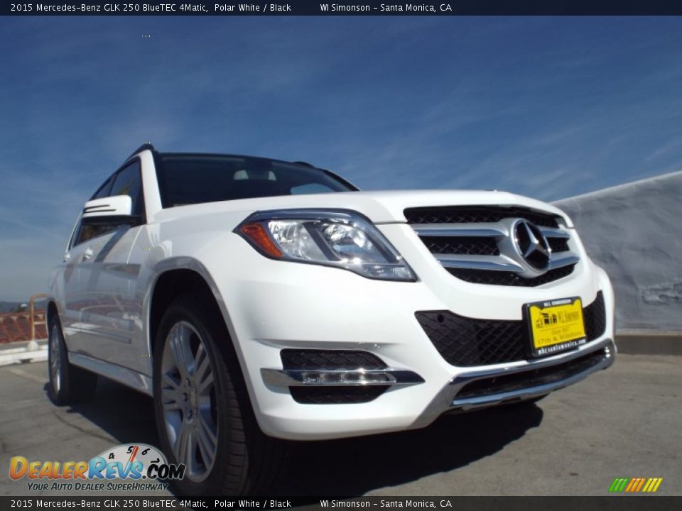 2015 Mercedes-Benz GLK 250 BlueTEC 4Matic Polar White / Black Photo #11
