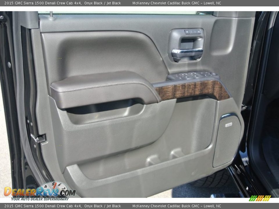 2015 GMC Sierra 1500 Denali Crew Cab 4x4 Onyx Black / Jet Black Photo #9