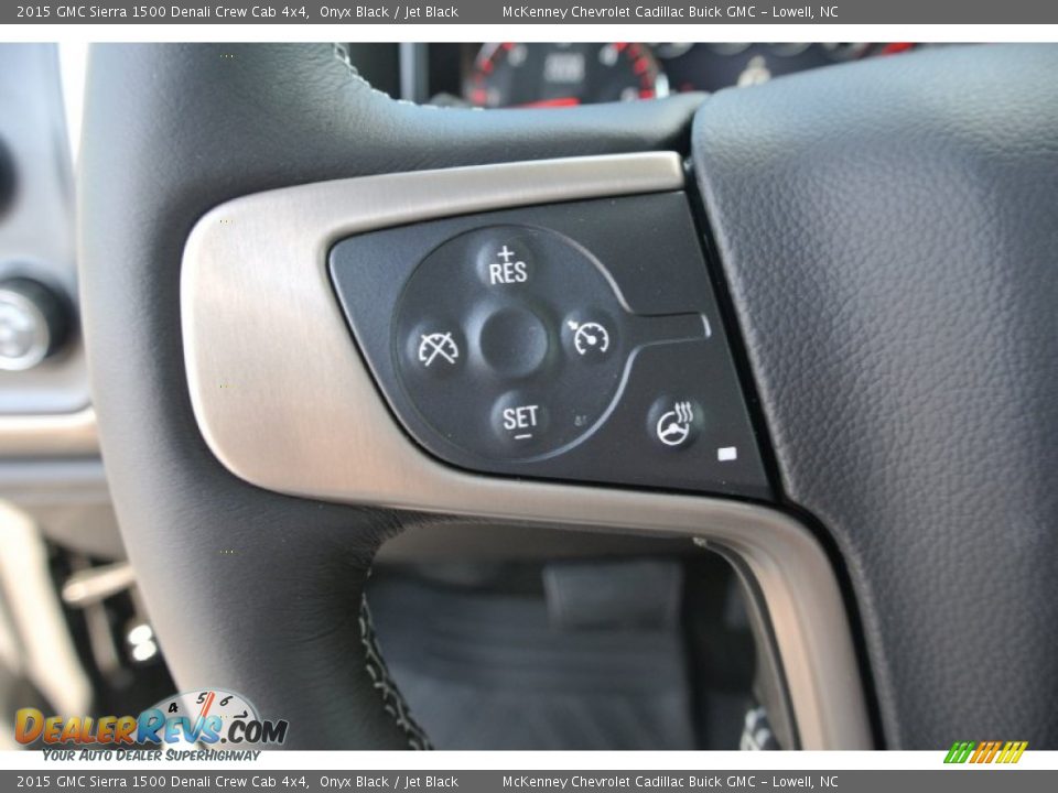 2015 GMC Sierra 1500 Denali Crew Cab 4x4 Onyx Black / Jet Black Photo #13