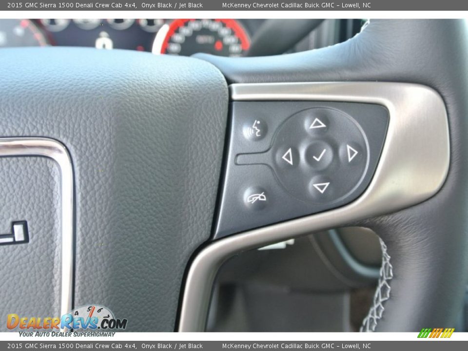 2015 GMC Sierra 1500 Denali Crew Cab 4x4 Onyx Black / Jet Black Photo #14
