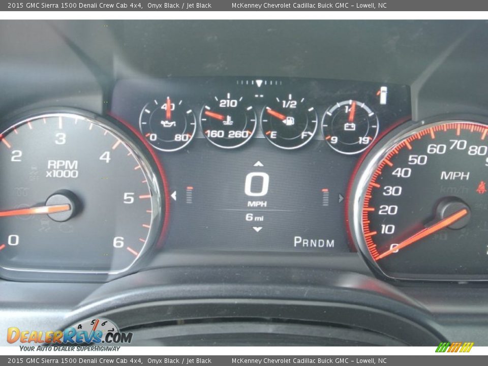 2015 GMC Sierra 1500 Denali Crew Cab 4x4 Onyx Black / Jet Black Photo #15