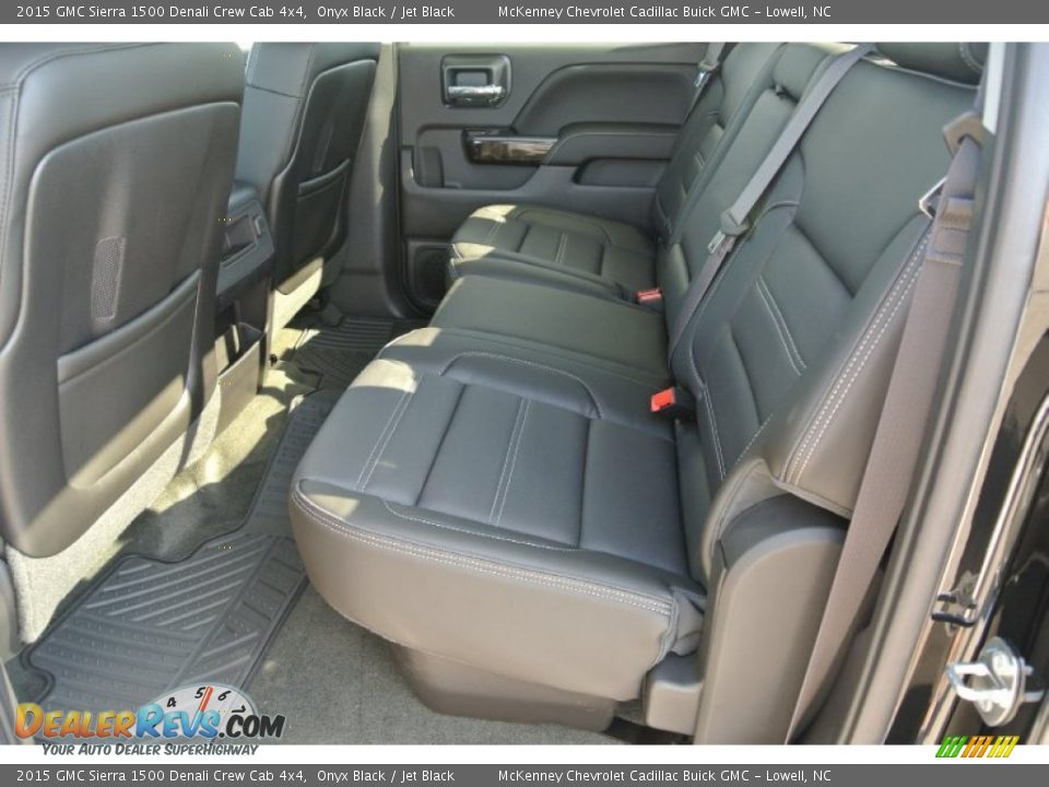 2015 GMC Sierra 1500 Denali Crew Cab 4x4 Onyx Black / Jet Black Photo #16