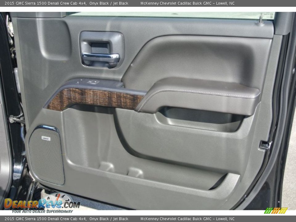 2015 GMC Sierra 1500 Denali Crew Cab 4x4 Onyx Black / Jet Black Photo #19