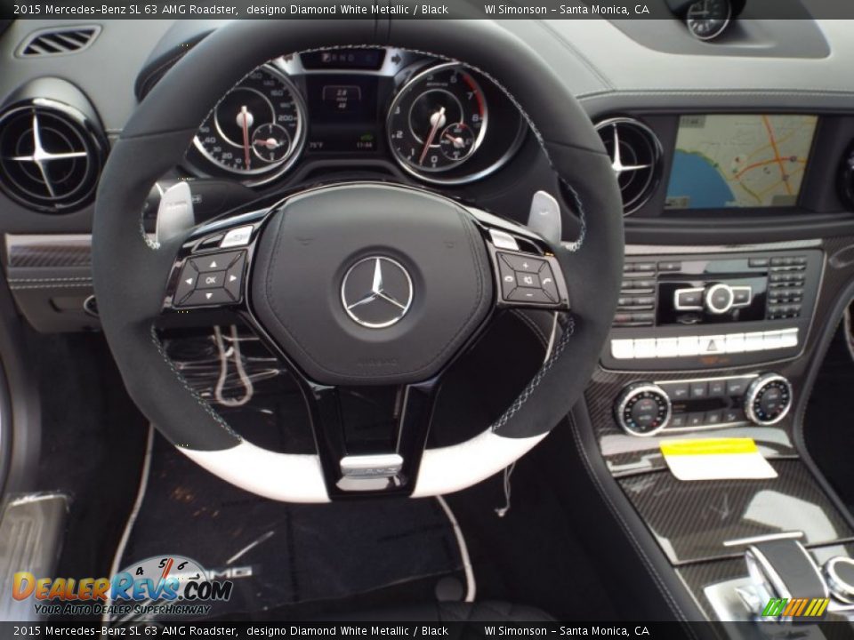 2015 Mercedes-Benz SL 63 AMG Roadster Steering Wheel Photo #6