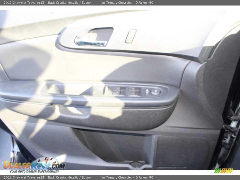 2012 Chevrolet Traverse LT Black Granite Metallic / Ebony Photo #15
