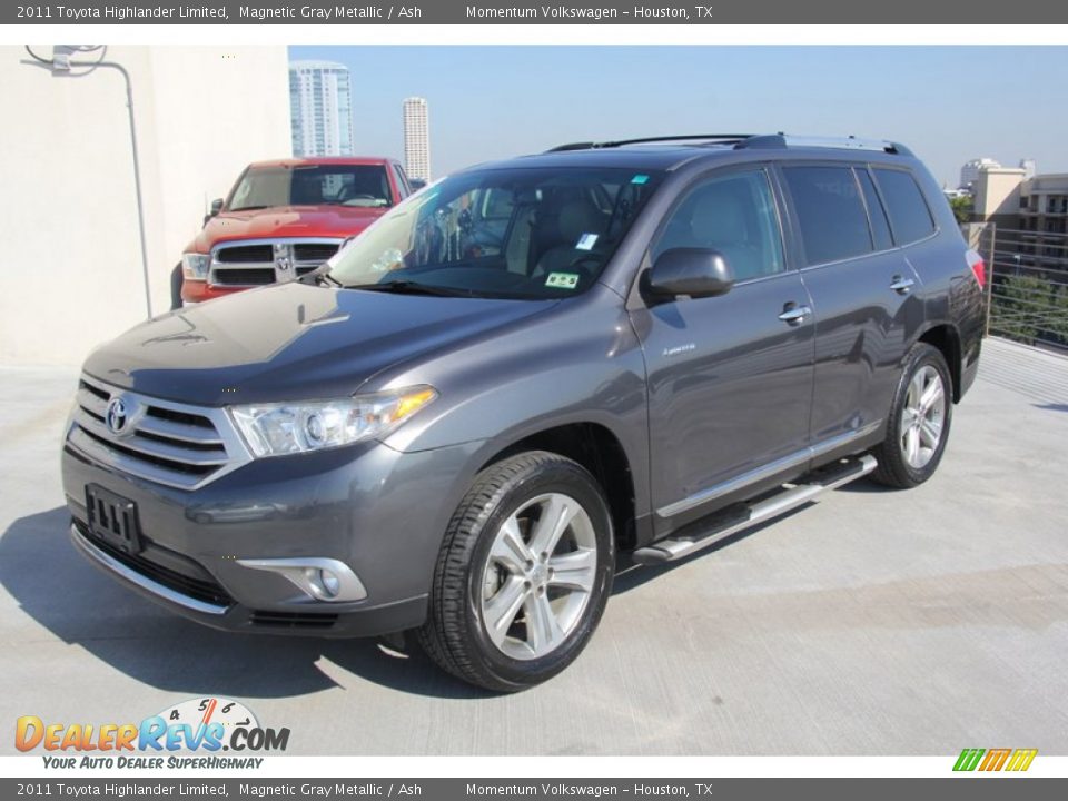 2011 Toyota Highlander Limited Magnetic Gray Metallic / Ash Photo #3