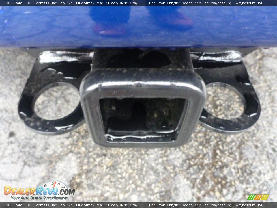 2015 Ram 1500 Express Quad Cab 4x4 Blue Streak Pearl / Black/Diesel Gray Photo #5