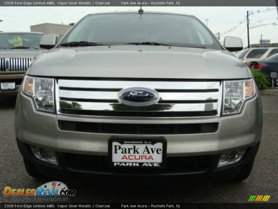 2008 Ford Edge Limited AWD Vapor Silver Metallic / Charcoal Photo #2