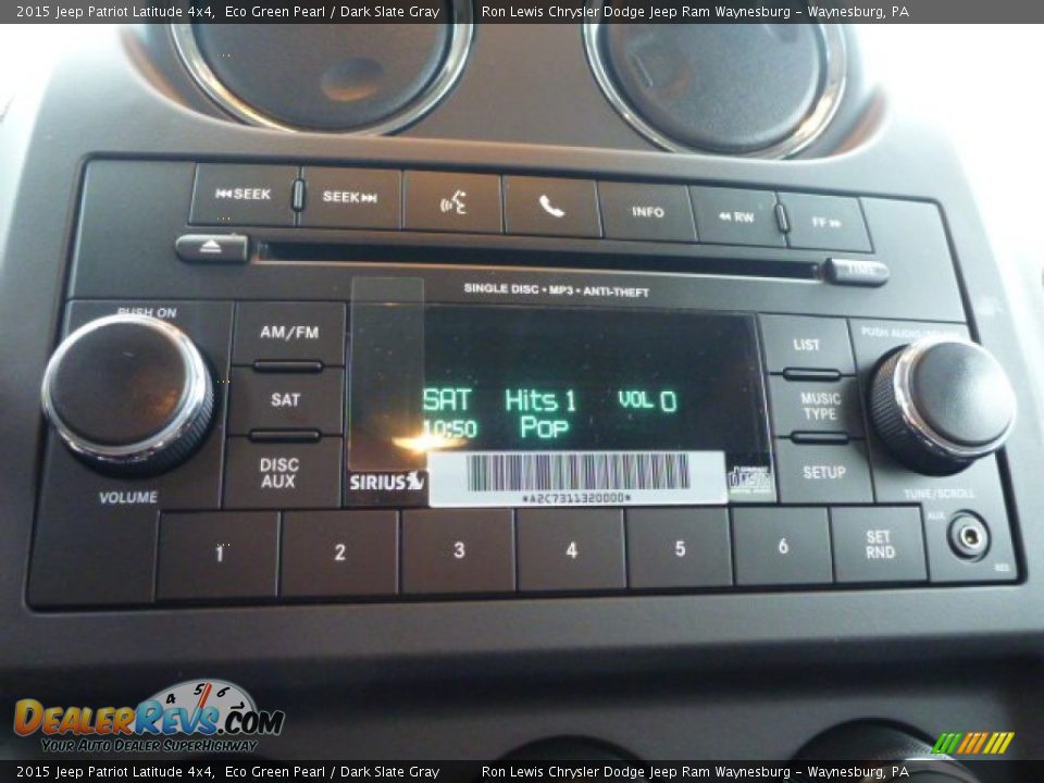 Audio System of 2015 Jeep Patriot Latitude 4x4 Photo #18