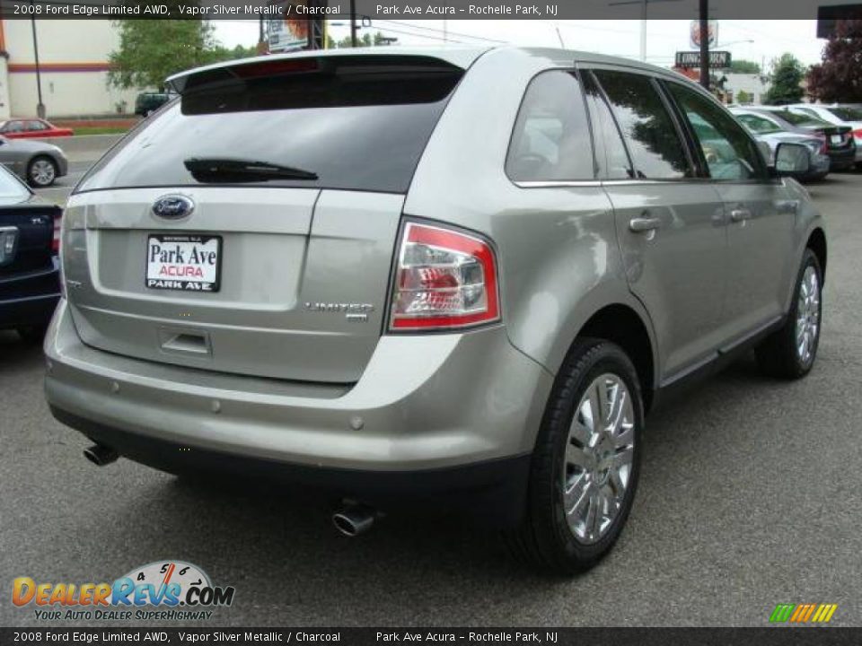 2008 Ford Edge Limited AWD Vapor Silver Metallic / Charcoal Photo #6