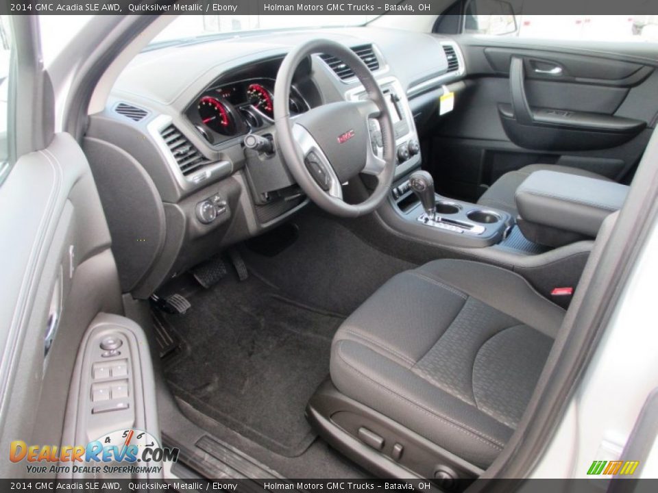 2014 GMC Acadia SLE AWD Quicksilver Metallic / Ebony Photo #5