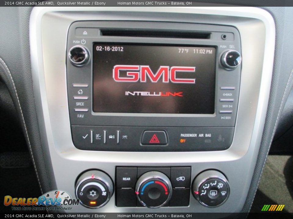 2014 GMC Acadia SLE AWD Quicksilver Metallic / Ebony Photo #7