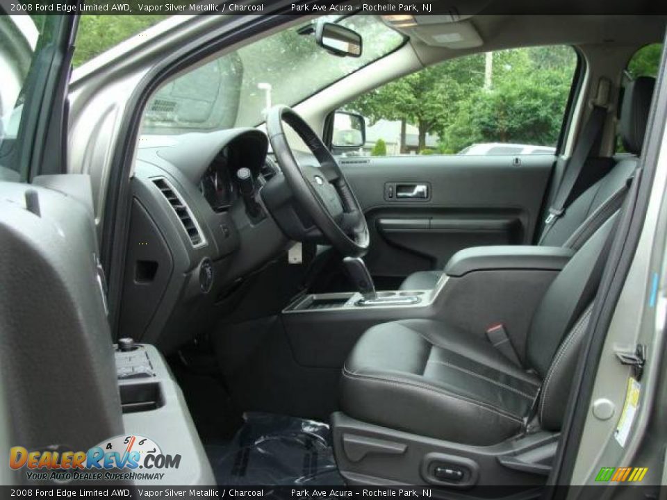 2008 Ford Edge Limited AWD Vapor Silver Metallic / Charcoal Photo #8