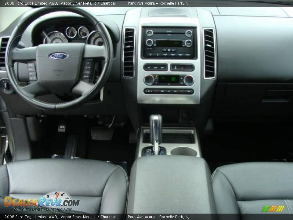 2008 Ford Edge Limited AWD Vapor Silver Metallic / Charcoal Photo #9