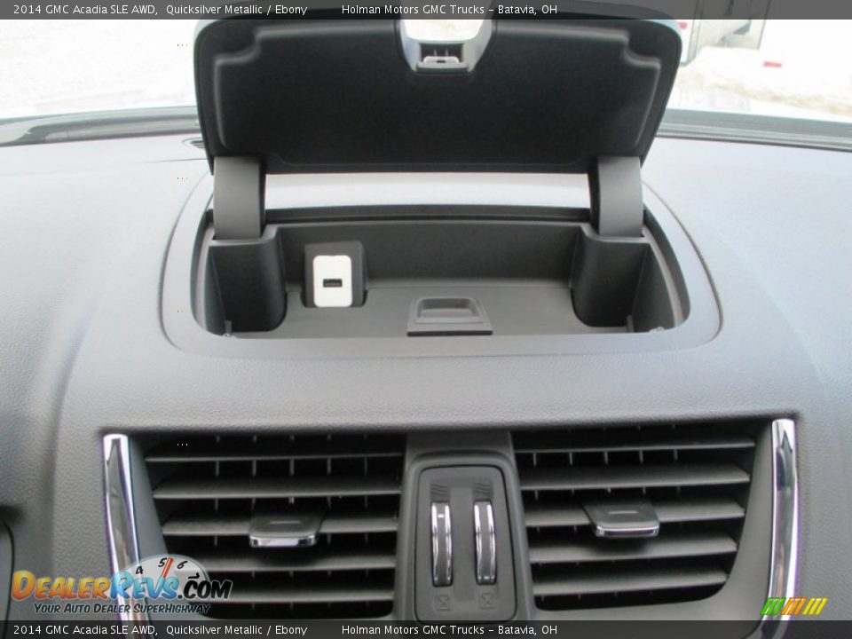 2014 GMC Acadia SLE AWD Quicksilver Metallic / Ebony Photo #13